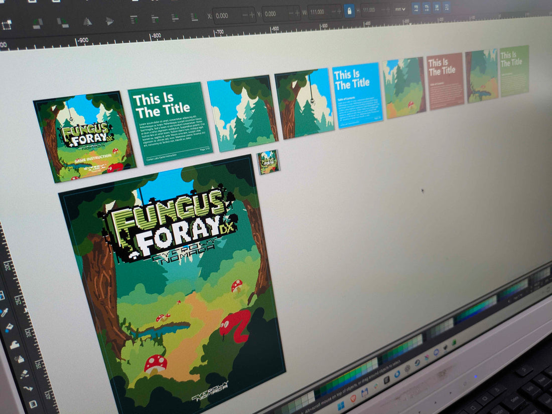 Fungus Foray DX Key Art Progress