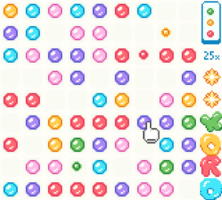 Flat print layout of the Koro game box