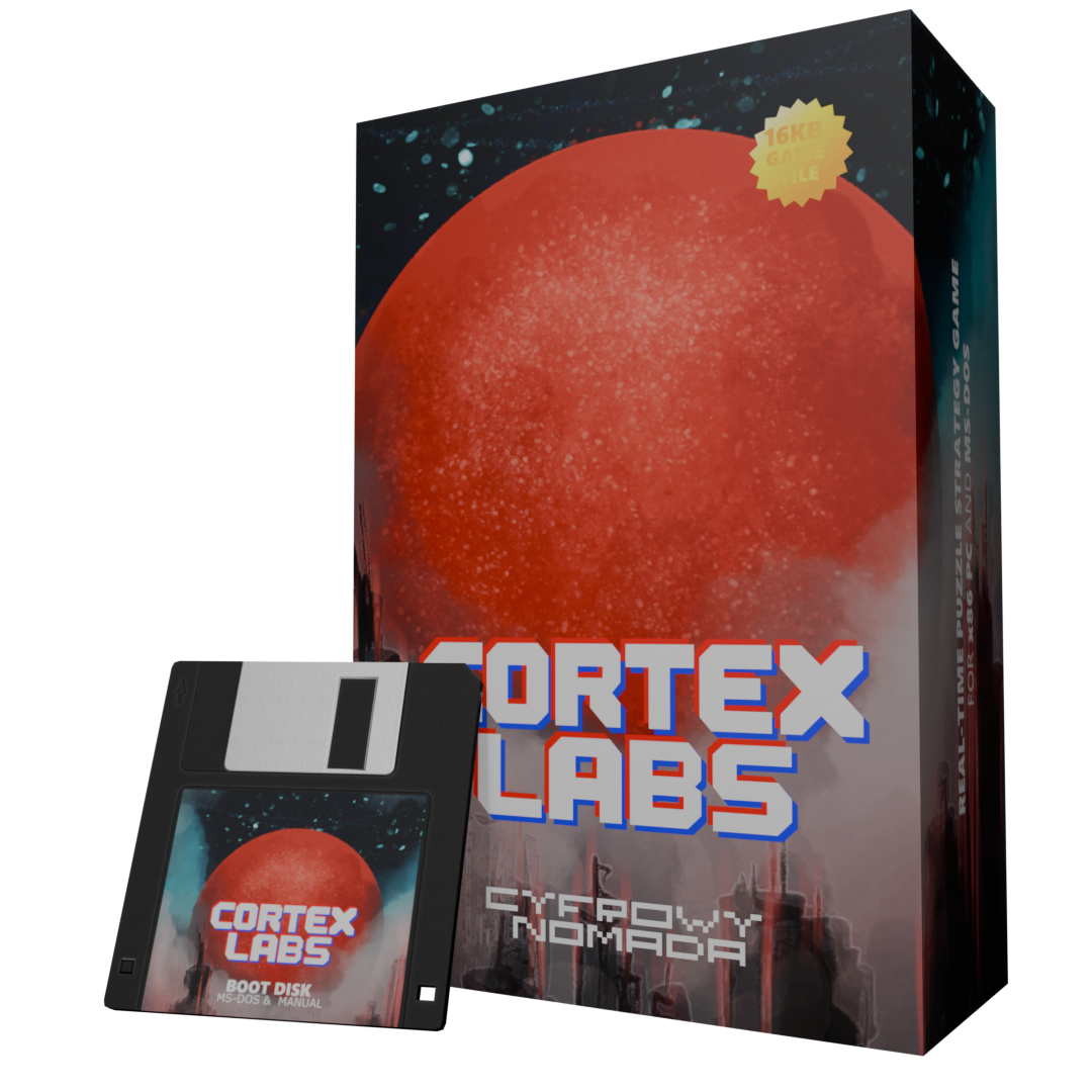 Cortex Labs collector's box and floppy disk